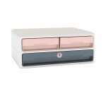 Mini cassettiera 3 cassetti Mineral con serratura CEP