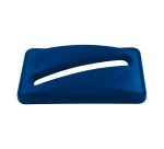 Tapa para contenedor selectivo Rubbermaid Slim Jim azul