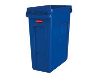 Collecteur de déchets Slim Jim, 87 litres, bleu