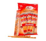Grissini Saltelli - 240 gr - multipack 14 monoporzioni - Valledoro - confezione da 12 pz