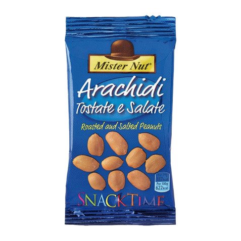 Arachidi Snack time - 30 gr - Mister Nut - confezione 24 pz