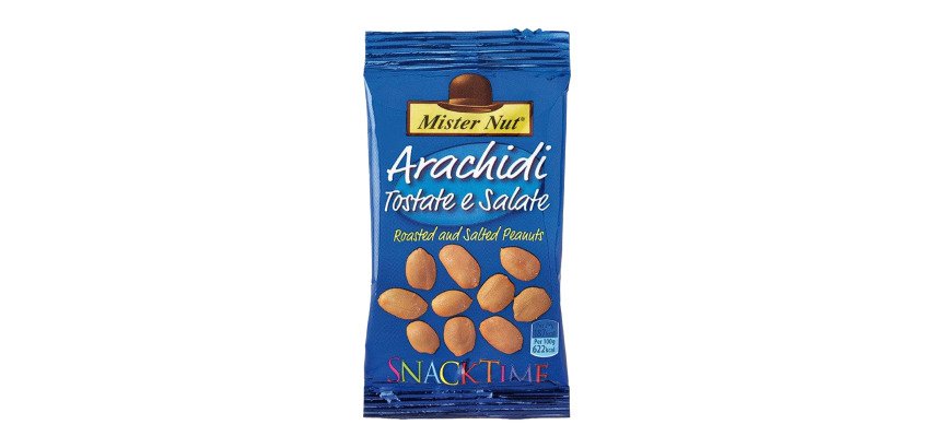 Arachidi Snack time - 30 gr - Mister Nut - confezione 24 pz