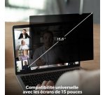 Filtre de confidentialité 15,6'' (16/9) pour ordinateurs portables