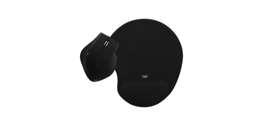 Paket ergonomische kabellose Maus + ergonomisches Mauspad Design