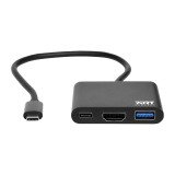 Station d’accueil universelle USB-C 3 ports PORT