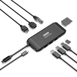 Dockingstation reismodel USB-C 7 poorten