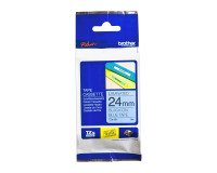 Cinta laminada negro sobre azul TZE 551 de 24 mm de Brother