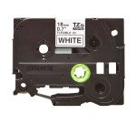 Ruban laminé flexible Brother 12 mm TZEFX 231 blanc écriture noire