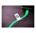 Ruban laminé flexible Brother 12 mm TZEFX 231 blanc écriture noire