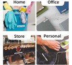 Ruban laminé Brother 12 mm TZE 232 blanc écriture rouge