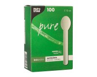 Cuillère en papier L 130 mm - Paquet de 100