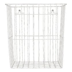 TORK Corbeille à déchets, maille métallique, 20 L, blanc