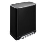 Afvalbak met pedaal voor gescheiden afvalinzameling E-Cube 28 + 18L