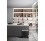 Poubelle à pédale tri sélectif E-Cube 10 + 9L