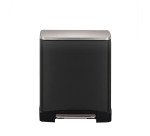 Poubelle à pédale tri sélectif E-Cube 10 + 9L