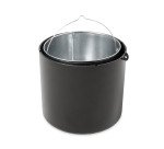 Cendrier sur pied Infinity Genie, rond, noir