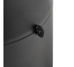 Cendrier sur pied Infinity Genie, rond, noir