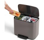 Poubelle à pédale BO 3x11L