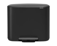 Poubelle à pédale BO 11+23L - Noir