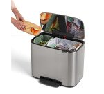 Poubelle à pédale BO 11+23L