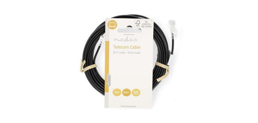 Nedis Câble  RJ11 vers RJ45 5m noir