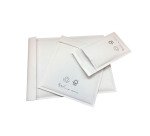 Sobres acolchados con burbuja de papel kraft blanco 220x265 Ecomax - Caja de 100