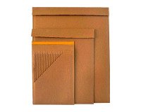 Sobres acolchados con burbuja de papel kraft marrón 270x360 Ecomax - Caja de 100