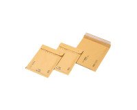 Sobres acolchados de papel wave bag kraft marrón 235x330 mm - Caja de 75