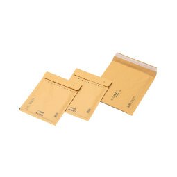 Sobres acolchados de papel wave bag kraft marrón 150x215 mm - Caja de 150