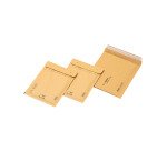 Sobres acolchados de papel wave bag kraft marrón 220x265 mm - Caja de 150