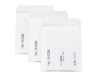 Sobres acolchados de papel wave bag kraft blanco 180x265 mm - Caja de 200