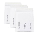 Sobres acolchados de papel wave bag kraft blanco 120x215 mm - Caja de 200