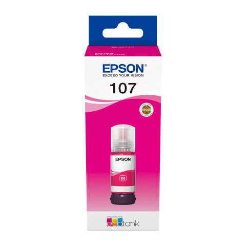 Epson 107 original botella de tinta Ecotank magenta
