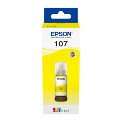Bouteille encre Couleurs séparées EPSON 107 pour imprimante à réservoir d'encre
