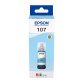 Ink bottle EPSON nr. 107 separate colours for ink tank printer