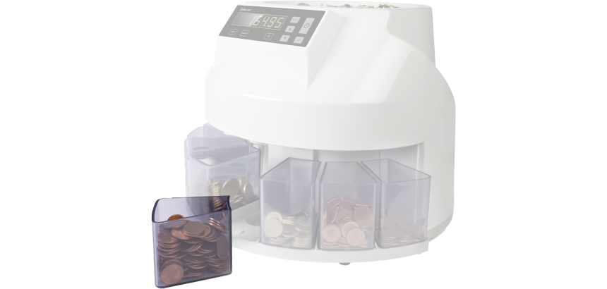 Muntbeker voor geldteller Euro Safescan 1250