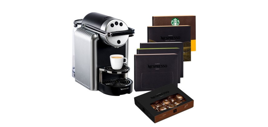 Machine à café à capsule professionnelle Nespresso Professionnel Zenius + 6 boites de 50 capsules + pack SAV Essentiel 1 an OFFERT