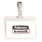 Portabadge Kristal flessibile con clip in plastica - Confezione da 100 - Fellowes