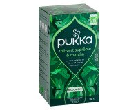 Green Tea Supreme and Organic Matcha Pukka - Box of 20 sachets