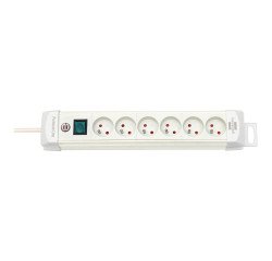 Regleta con 6 tomas de corriente 2P+T 16A/230V