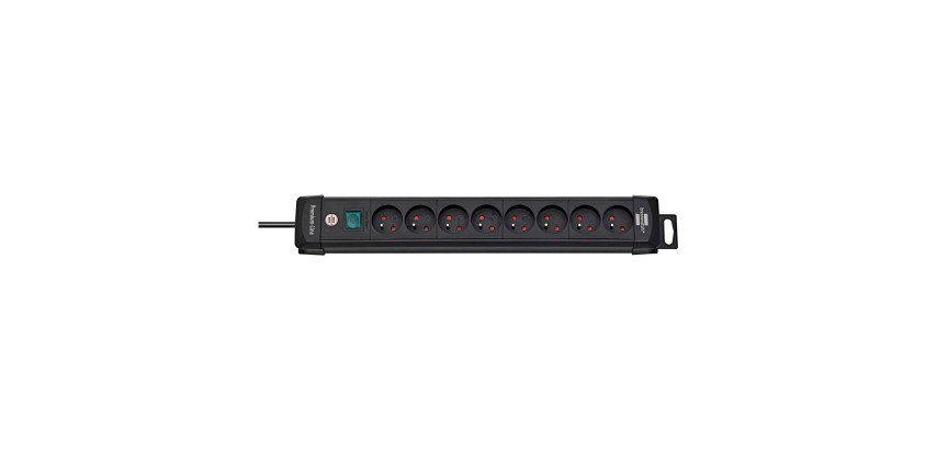 BRENNENSTUHL Multiprise Premium Plus 8 prises avec interrupteur 3 m