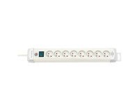 Brennenstuhl Multiprise Premium Plus 8 prises avec interrupteur 3 m - Blanc