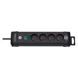 Regleta Premium Plus de 4 tomas con interruptor 1,8 m