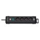 Regleta Premium Plus de 4 tomas con interruptor 1,8 m
