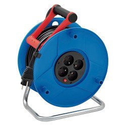 Enrouleur électrique 4 prises BRENNENSTUHL 25 m