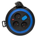 BRENNENSTUHL Mini enrouleur éléctrique 4 prises 3 m