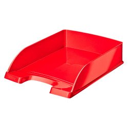 Vaschetta portacorrispondenza Leitz Wow Rosso polistirene 25,5 x 35,7 x 7 cm