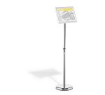 Espositore da pavimento con cornice a scatto in alluminio A4 Durable