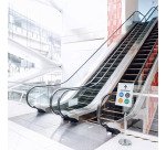 Espositore da pavimento con cornice a scatto in alluminio A3 Durable