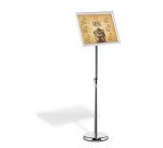 Espositore da pavimento con cornice a scatto in alluminio A3 Durable
